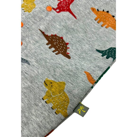 Size 6 Month - Grey Hooded Romper w/ Dinosaurs, Camo Pants, Green‎ Bodysuit - Picture 8 of 13